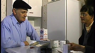 Alain Presents His New Ass Plan to Grandpa and Offers Him a Taste of It!