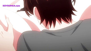 We are Having Sex with my Roommate, my Girlfriend knocks on the Door.. - Uncensored Hentai