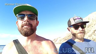 Aaron French, San Diego And Seth Chase - Full Episode - Fullfrontal.life - Outdoor Cum Swallow - Erection At Nude Beach