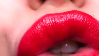 Red Lipstick Seduction