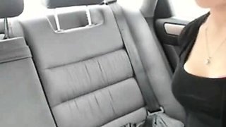 Blonde Ukrainian Girl Masturbates in Car on Webcam