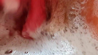 JuicyDream - Pussy play and cum on her ass in the bathtub