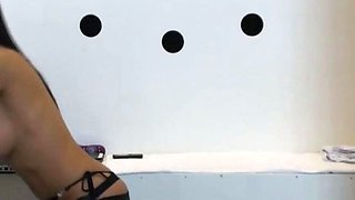 Sofia Cucci experiments with a gloryhole