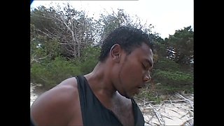 Wonderful Sexy MILF Fucked and Cummed on Huge Tits by Monster Black Cock on the Beach