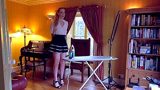 British blonde milf Jane Bond solo masturbation