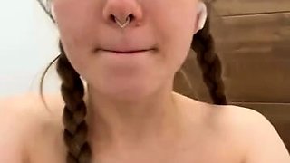 Bambi_Lu masturbating in public toilet
