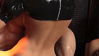 BDSM Threesome Anal Gag Ball and Domination