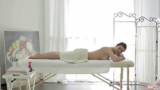 Young Anal Tryouts - The masseuse on Maia is young body