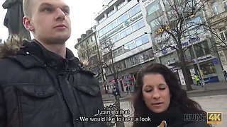 Hunt4k. cuckold watches how his gf rockets thanks to prosperous plower