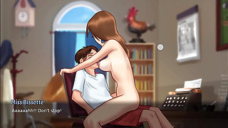 sex with miss brissete - summer time saga