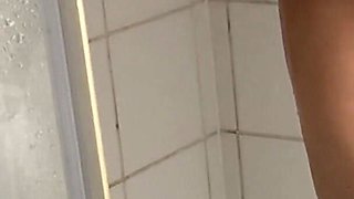 (full Video) Real Amateur - Fucking Myself in Shower with a Huge Dildo Makes Me Cum