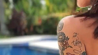 Getting Naked on the Pool for Your Pleasure! Annacherry7