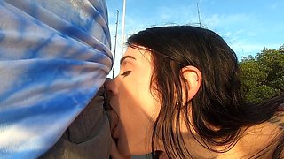 Party teen blowjob cumshot