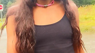 Slutty sissy faggot outside