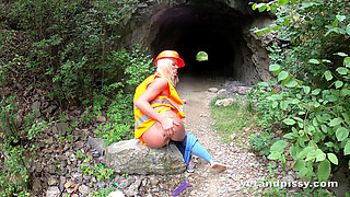 Claudia In Nature Part 2 by Wet And Pissy