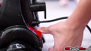 Two steamy stepmoms on one lucky stepson