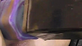 Far Spread Pussy Fucked by Machine 328 C