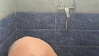 Jade Shaving Her Hairy Pussy and Legs in the Shower