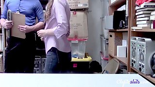 Teenage gets caught and fucked security- Izzy Lush