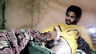 Desi twink crossdresser receives a steamy visit from an experienced Indian gay man