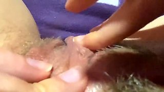 Huge Clit Rubbing & Jerking Orgasm - Extreme Close Up POV Masturbation