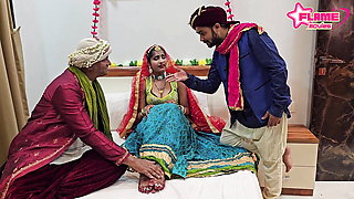 HOT INDIAN BAHU FUCKED ROUGHT BY OLD  FATHER IN LAW