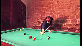 Anal Fuck on the Pool Table While My Girlfriend Watches and Masturbates