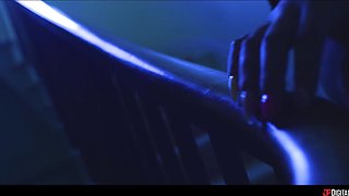 Jasmine Sherni's Dark Fear in a Halloween Scene