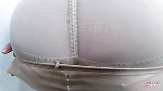 Big Tits in Pantyhose and Girdle - (homemade vintage girdle natural bigtits mature aunt bbw_wife)