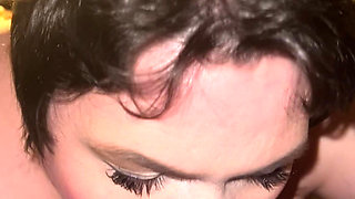 Big Lips Amateur POV Blowjob