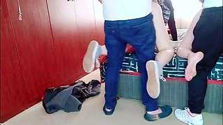 Hot Foursome Swapping Partners - Petite Girls & Big Dicks Orgy