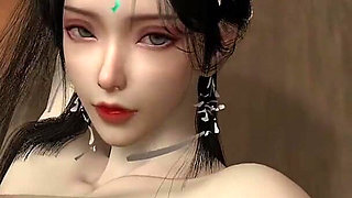 3D Hot Asian Babe Have a Hardcore Sex with Big Dick and Squirting a Lot