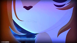 Cat boy and cat girl sex in the roof top.