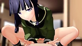 Hot Teen Anime Compilation - Blowjob, Creampie & Cowgirl Riding