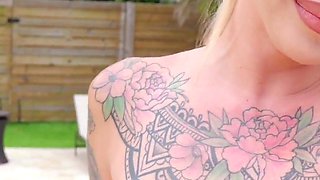 Thrilling Threesome and DP with Cassidy Luxe Ends with Creampie
