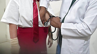 Indian doctor having fun sex with college girl