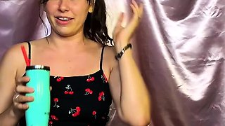 Close up BJ cumshot