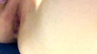 Blonde tight pussy babe solo toy fun in glamour masturbation