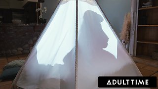 Black stepdaughter wants stepdad's huge white meat right now