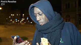 Pixie Pink gets a Visit! Pervert loves to Watch her Fuck Huge BBC Shaft! 1 on 1, Doggystyle, Cuckold