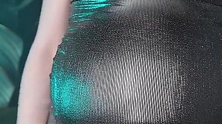 Pregnant in the Tight Night Dress for Club! Nudity