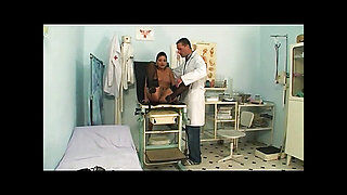 Beautiful Young Latina Fucked and Cummed in Mouth by Gynecologist's Huge Cock
