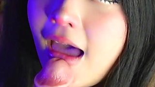 Cute Egirl Sucking Her New Toy