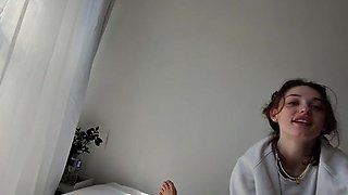 Petite big-eyed teen POV porn