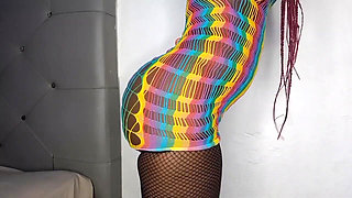 Ebony Stepdaughter Twerking and Gets Fuck Hard