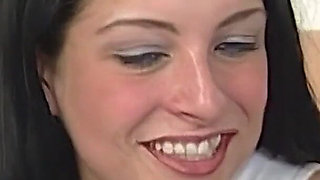 Sweet German 20yo's Retro Dildo Test - Amateur Toy Stuffing!