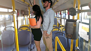 Student gets fucked on the bus!