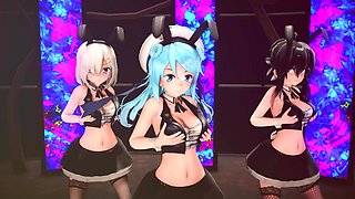 Mmd R-18 Anime Girls Sexy Dancing Clip 326