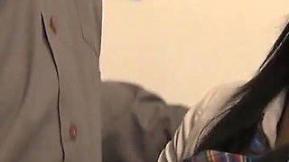 Sexy Asian girl wants to feel boss's cock in her horny holes