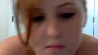 Chubby Glasses Girl on Webcam